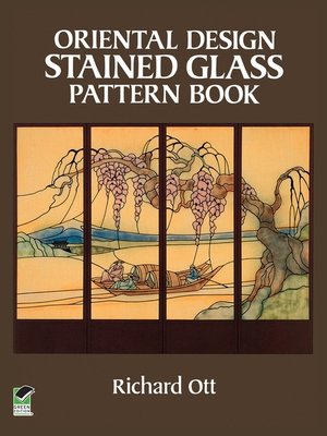 cover image of Oriental Design Stained Glass Pattern Book